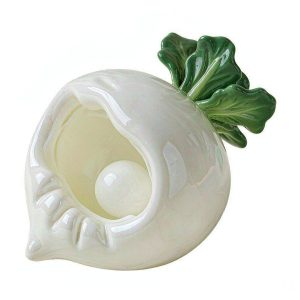 DIY Radish Squishy Shell — Fillable White Radish Fidget