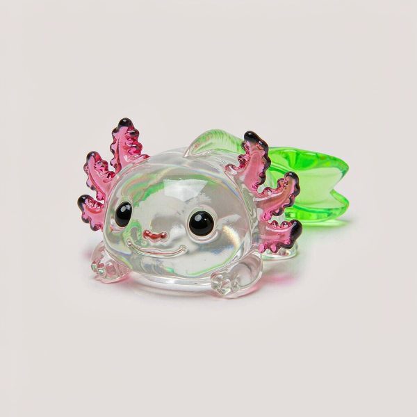 Clear Axolotl Squishy Shell — Translucent Axolotl Fidget