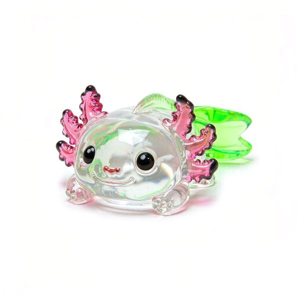 Clear Axolotl Squishy Shell — Translucent Axolotl Fidget